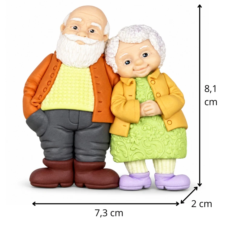 Forma silikonowa Dziadek i Babcia 2D – Dzień Babci i Dziadka