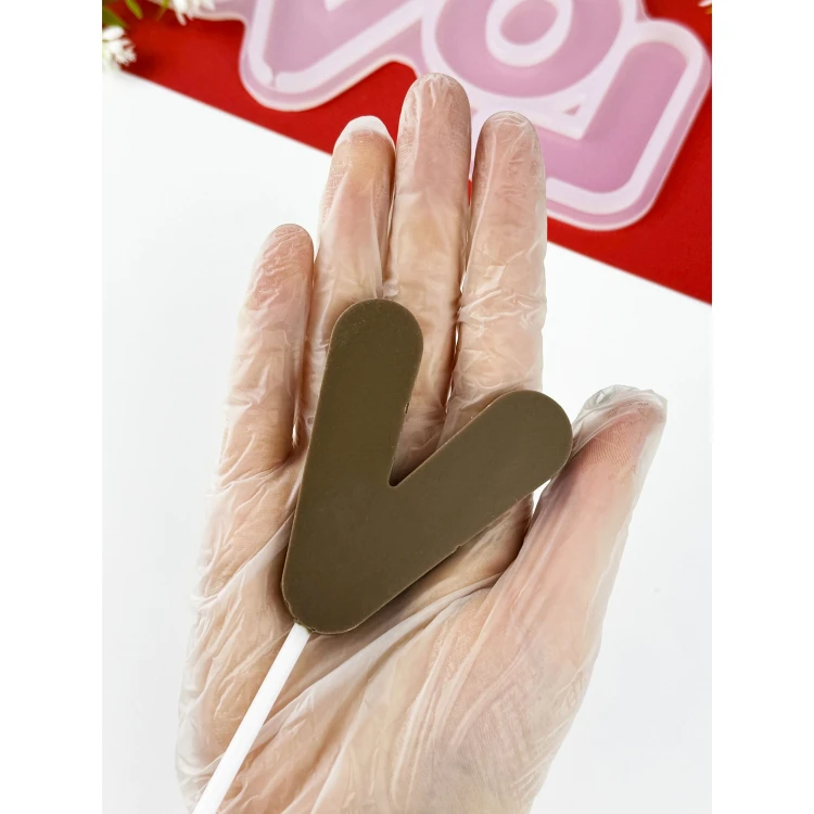 Forma silikonowa napis LOVE – Walentynki, lizaki, czekolada