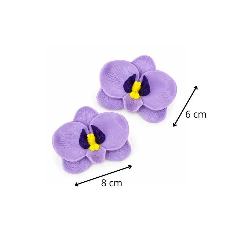 Forma silikonowa do świec kwiaty Orchidea do czekolady, gipsu, mydła