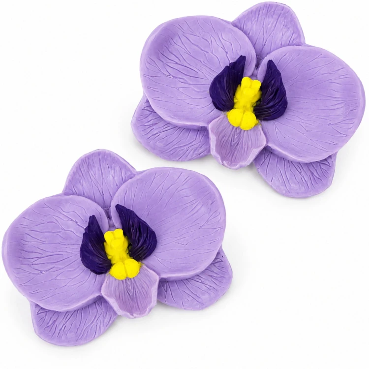 Forma silikonowa do świec kwiaty Orchidea do czekolady, gipsu, mydła