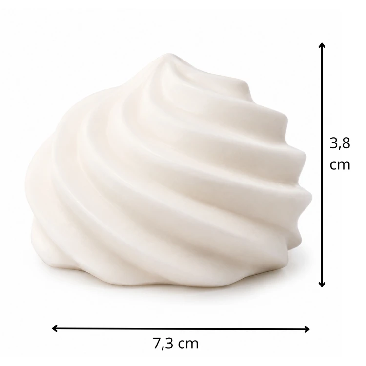 Forma silikonowa Spiralny zefir 2D – ptasie mleczko, czekolada