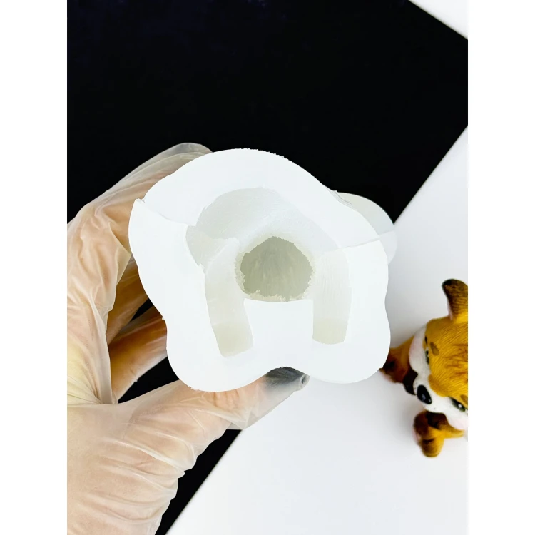 Forma silikonowa Lisek 3D – czekolada, świece, mydło, gips