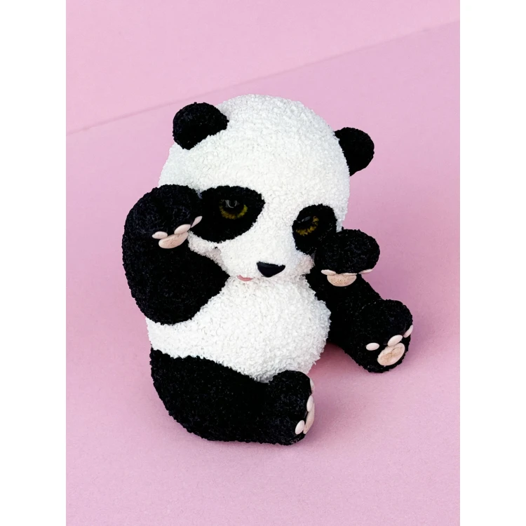 Forma silikonowa Panda 3D – tort dziecięcy, czekolada, świece