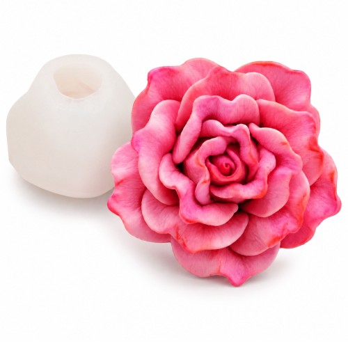 Forma silikonowa kwiaty Róża 5 cm 3D do czekolady i dekoracji