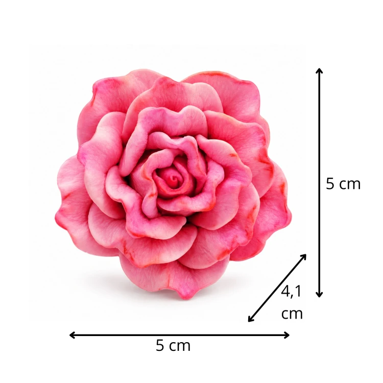 Forma silikonowa kwiaty Róża 5 cm 3D do czekolady i dekoracji